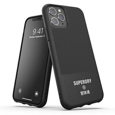 Superdry Molded Canvas Skal iPhone 11 Pro - Svart