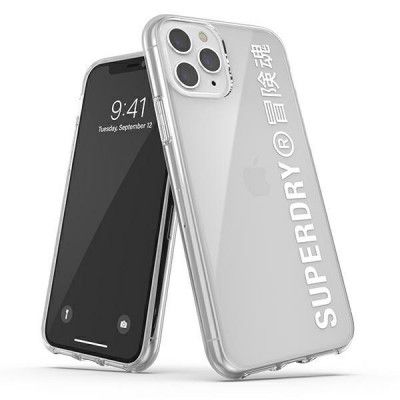 SuperDry Snap Clears Skal iPhone 11 Pro - Vit