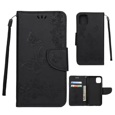 Trolsk Imprint Butterfly Wallet (iPhone 11 Pro) - Svart