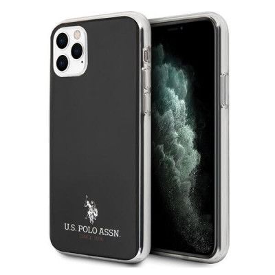 U.S. Polo Assn. Shiny iPhone 11 Pro skal Svart