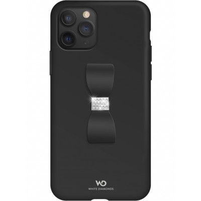 White Diamonds Bow Crystal Case (iPhone 11 Pro) - Guld