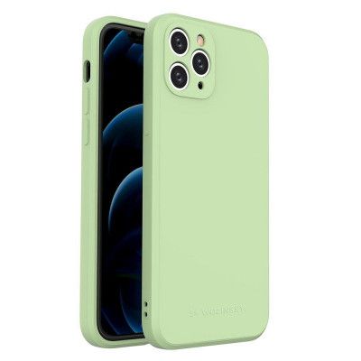 Wozinsky Color Silicone Flexible Skal iPhone 11 Pro - Grön