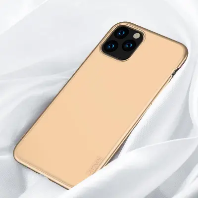 X-LEVEL Frosted Soft TPU Fodral för iPhone 11 Pro - Guld