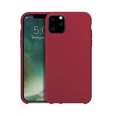 XQISIT Silikon Skal till iPhone 11 Pro Merlot Red