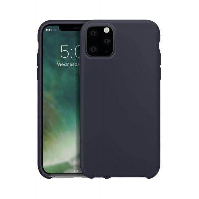 XQISIT Silikon Skal till iPhone 11 Pro midnight blue