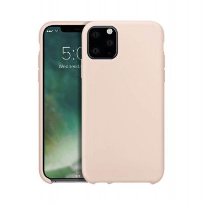 XQISIT Silikon Skal till iPhone 11 Pro nude