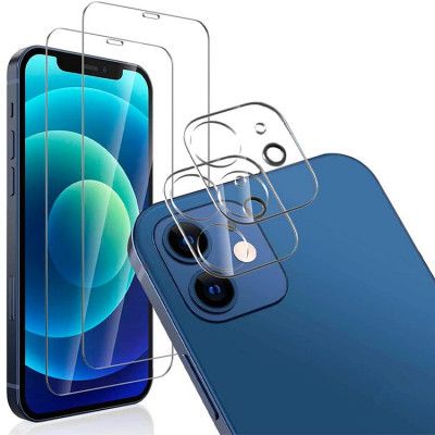 [4-PACK] 2 X Linsskydd Härdat Glas + 2 X Härdat glas iPhone 11