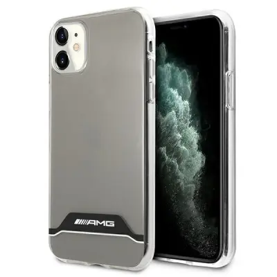 AMG iPhone 11 Mobilskal Electroplate - Svart-Vit