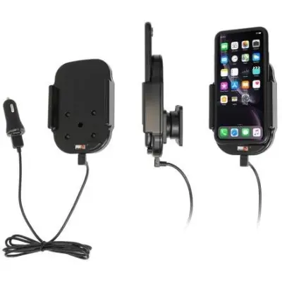 Brodit Aktiv Qi-hållare med cigg-kontakt 718090 (iPhone 11/Xr)