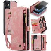 Caseme iPhone 11 Plånboksfodral Detachable - Rosa