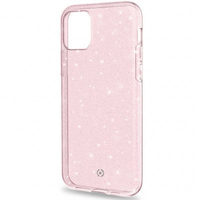 CELLY Sparkling skal till iPhone 11 - Rosa