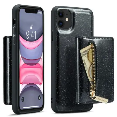 DG.MING M3 Mobilskal för iPhone 11 6.1 tum Svart 2-i-1 Fodral