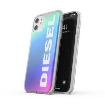 Diesel Snap Holographic Vit logo Skal iPhone 11 - Vit