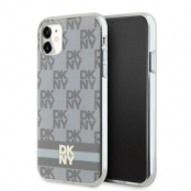 DKNY iPhone 11/XR Mobilskal Magsafe IML Checkered Mono