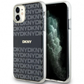 DKNY iPhone 11/XR Mobilskal Magsafe IML Mono & Stripe - Svart