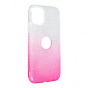 Forcell SHINING skal till iPhone 11 clear/Rosa