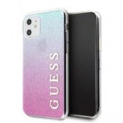 Guess Glitter Gradient Skal iPhone 11 - Rosa/Blå