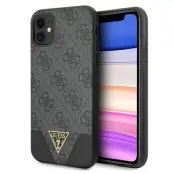 Guess iPhone 11 / Xr Mobilskal MagSafe 4G Triangle Collection - Grå