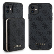 Guess iPhone 11 Mobilskal Med Powerbank 5000mAh Magsafe Metal Logo