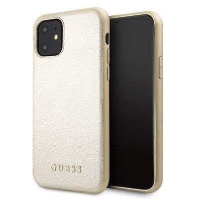 Guess Iridescent iPhone 11 skal guld
