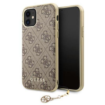 Guess iPhone 11/XR Mobilskal Charms Collection - Brun