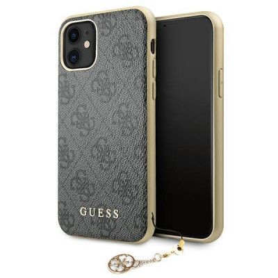 Guess iPhone 11/XR Mobilskal Charms Collection - Grå