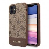 Guess Skal iPhone 11 Stripe Collection - Brun