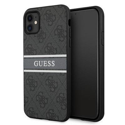GUESS Skal iPhone 11 Stripe - Grå