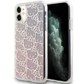 Hello Kitty iPhone 11/Xr Mobilskal Crowded Kitty Head - Rosa