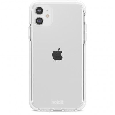Holdit Seethru Skal iPhone 11/XR - Vit