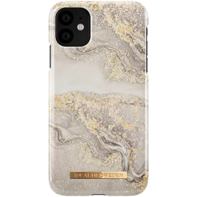 iDeal of Sweden Fashion case iPhone 11 - Sparkle Greige Marble