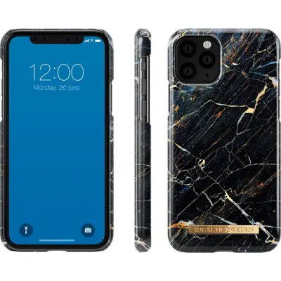 iDeal Of Sweden Fashion Marble (iPhone 11) - Black Galaxy Marble