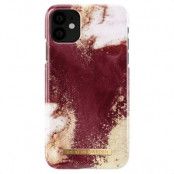 iDeal Skal iPhone 11 / XR - Golden Burgundy Marble