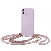 iPhone 11 Halsbandsskal Icon Chain - Violett