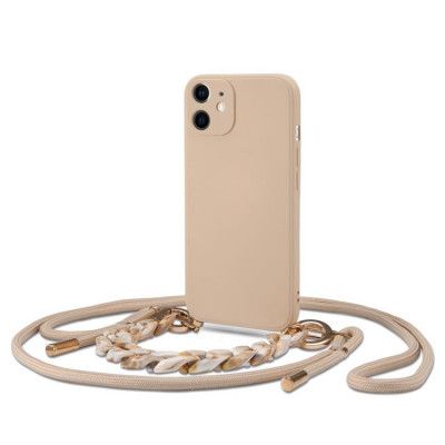 iPhone 11 Halsbandsskal Icon Rope - Beige