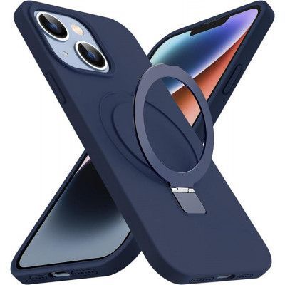 iPhone 11 Mobilskal Magsafe Liquid Silikon - Marinblå