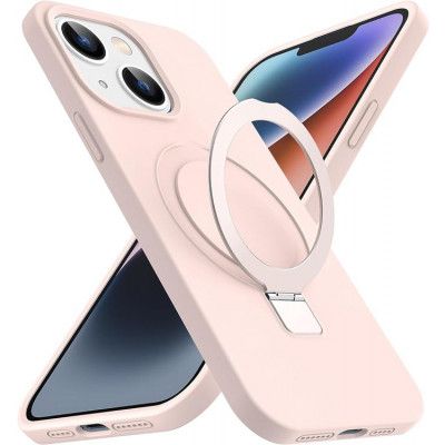 iPhone 11 Mobilskal Magsafe Liquid Silikon - Rosa