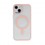 iPhone 11 Mobilskal MagSafe Satin Clear - Rosa