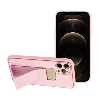 iPhone 11 Skal Forcell Läder Kickstand Konstläder - Rosa