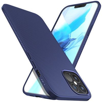 Jazz Twill Texture Skal iPhone 11 | iPhone XR - Blå