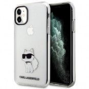 Karl Lagerfeld iPhone 11 / XR Mobilskal Ikonik Choupette - Transparent