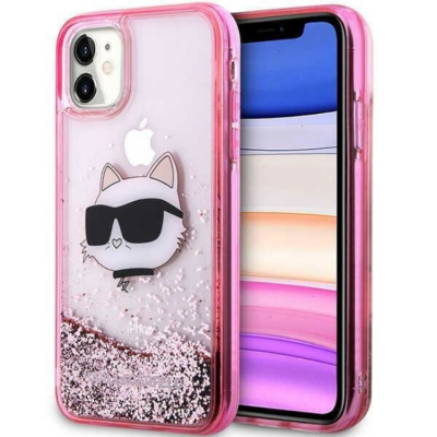 Karl Lagerfeld iPhone 11/XR Mobilskal Choupette Head - Rosa