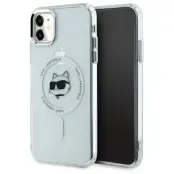 Karl Lagerfeld iPhone 11/XR Mobilskal MagSafe IML Choupette Head - Vit