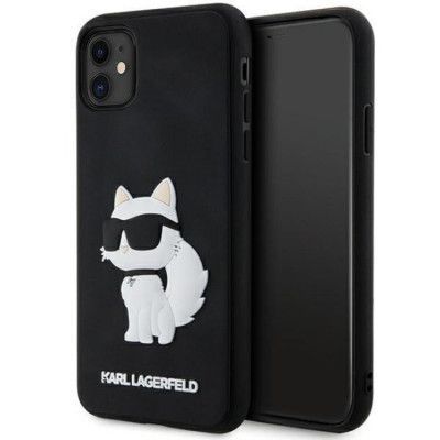 Karl Lagerfeld iPhone 11/XR Mobilskal Rubber Choupette 3D