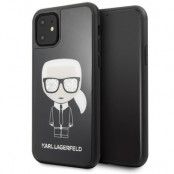 Karl Lagerfeld Skal iPhone 11 Iconic Karl Glitter - Svart