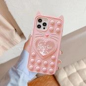 Love Cat Pop it Fidget Skal iPhone 11 - Rosa