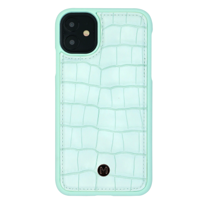 Marvêlle iPhone 11 Magnetiskt Skal -Mint Croco