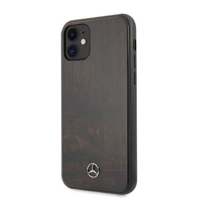 Mercedes Case skal Wood Line Rosewood iPhone 11 skal Brun