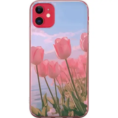Mobilskal till Apple iPhone 11 med Rosa Tulpaner