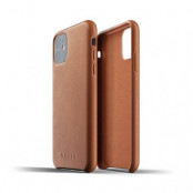 Mujjo Full Leather Case för iPhone 11 - Tan